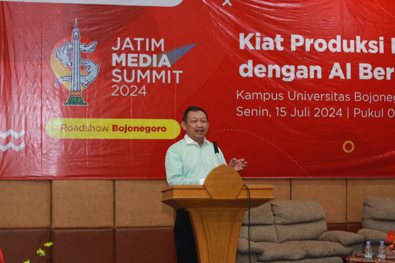 Roadshow Jatim Media Summit 2024 di Bojonegoro: Jurus Produksi Konten Digital dengan AI