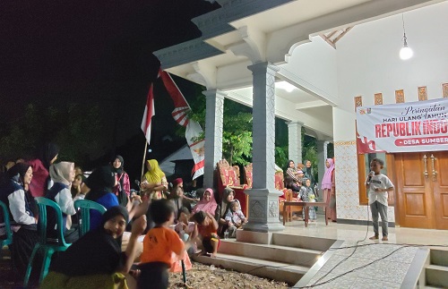 Partisipasi Mahasiswa KKN UAI Tuban Dalam Pesta Rakyat di Desa Sumber