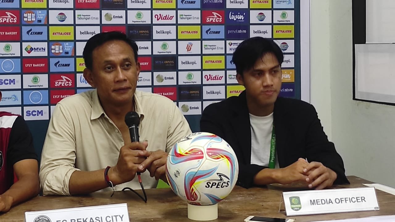 Pelatih FC Bekasi City Anggap Gol ke 3 Persela Offside