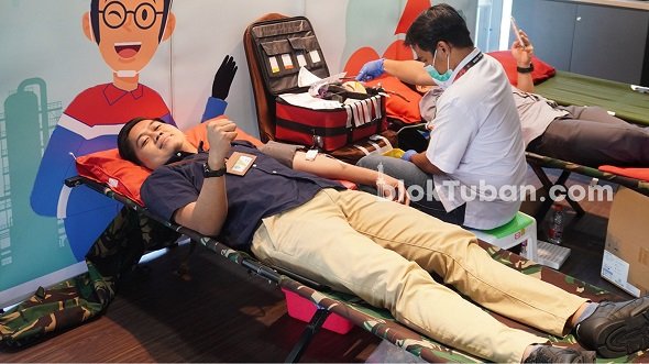 Pertamina Rosneft Gelar Donor Darah di Puncak Rangkaian Kegiatan Peringatan Bulan K3 Nasional
