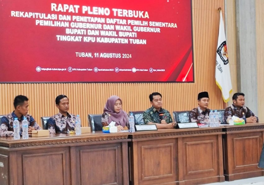 Pleno DPS Tuban, Muncul Rekomendasi 50 Pemilih Hidup Punya Akta Kematian Ditindaklanjuti