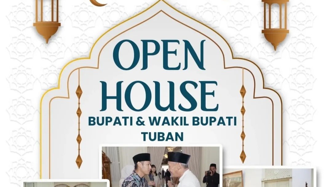 Bupati dan Wabup Tuban Gelar Open House Dalam Waktu 2 Jam