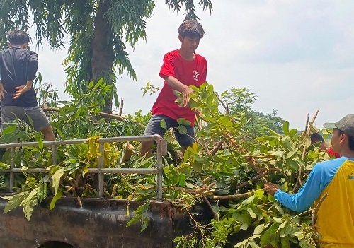 Berjasa: Kartar Mujirahayu Desa Medalem Gelar Aksi Bersih-Bersih Sambut Ramadan 1446 H