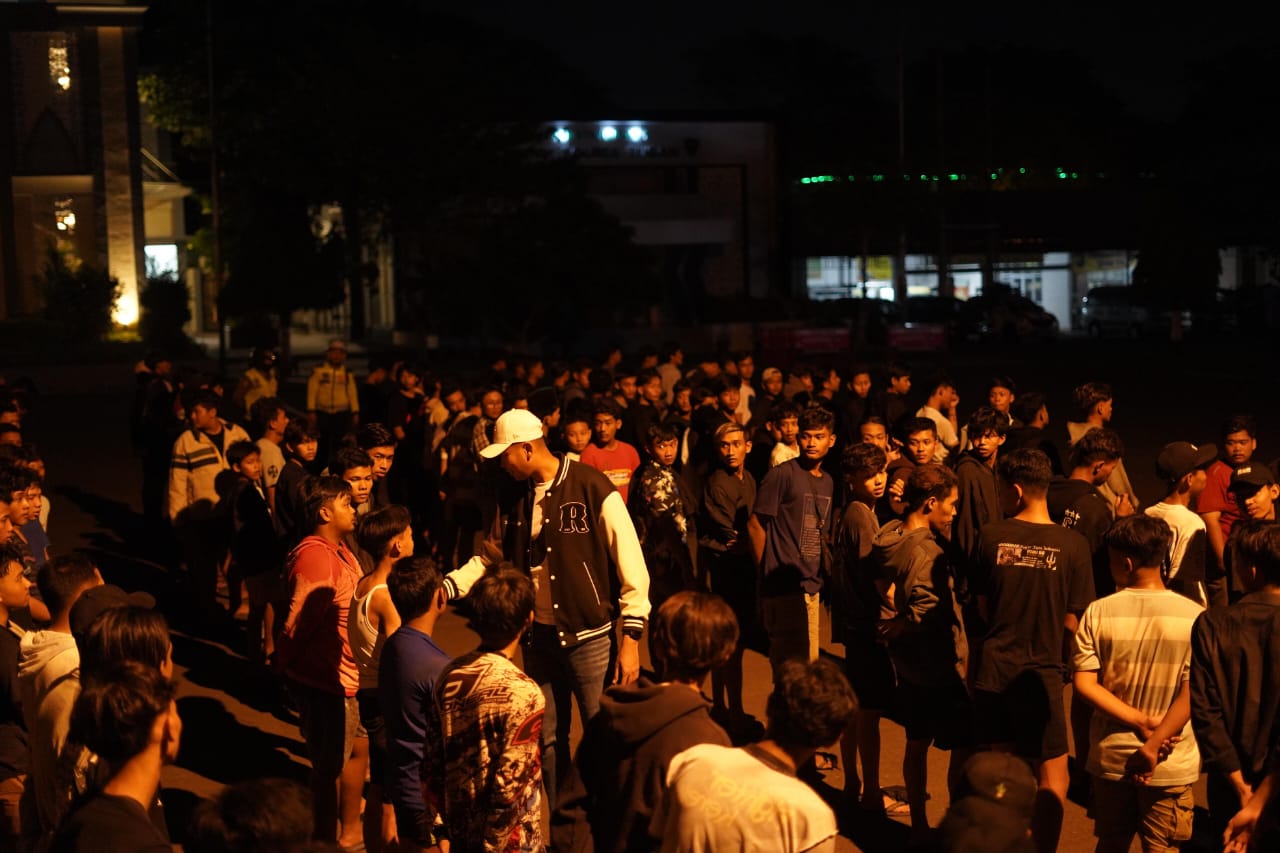 90 Motor dan 161 Orang Diamankan Dalam Razia Balap Motor di Tuban