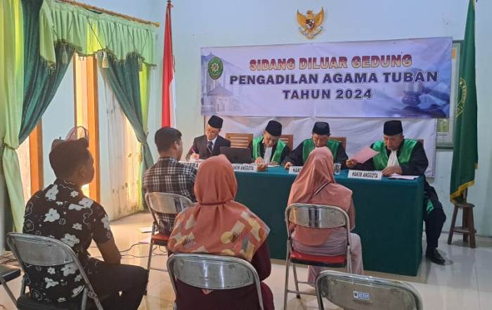 Beri Layanan Prima pada Masyarakat, PA Tuban Gelar Sidang Luar Gedung