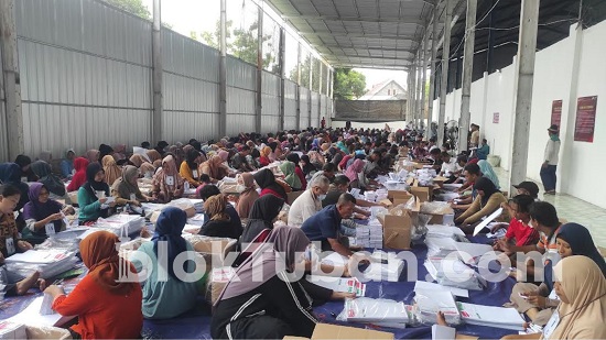 99 Surat Suara DPRD Tulungagung Tercampur dengan Tuban