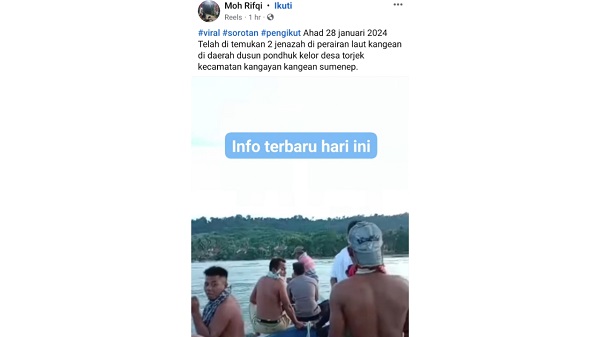 Polres Tuban Identifikasi Temuan 2 Mayat Diduga Korban Kapal Nelayan Tuban yang Tenggelam