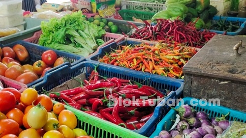 Harga Cabai dan Telur di Tuban Meroket, Bawang Turun