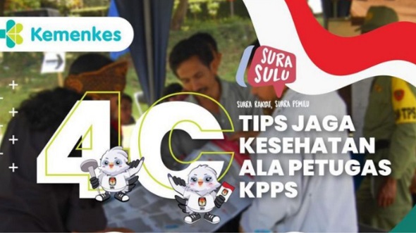 Tips Sehat dan Bugar 4C bagi Petugas KPPS di Pemilu Serentak 2024