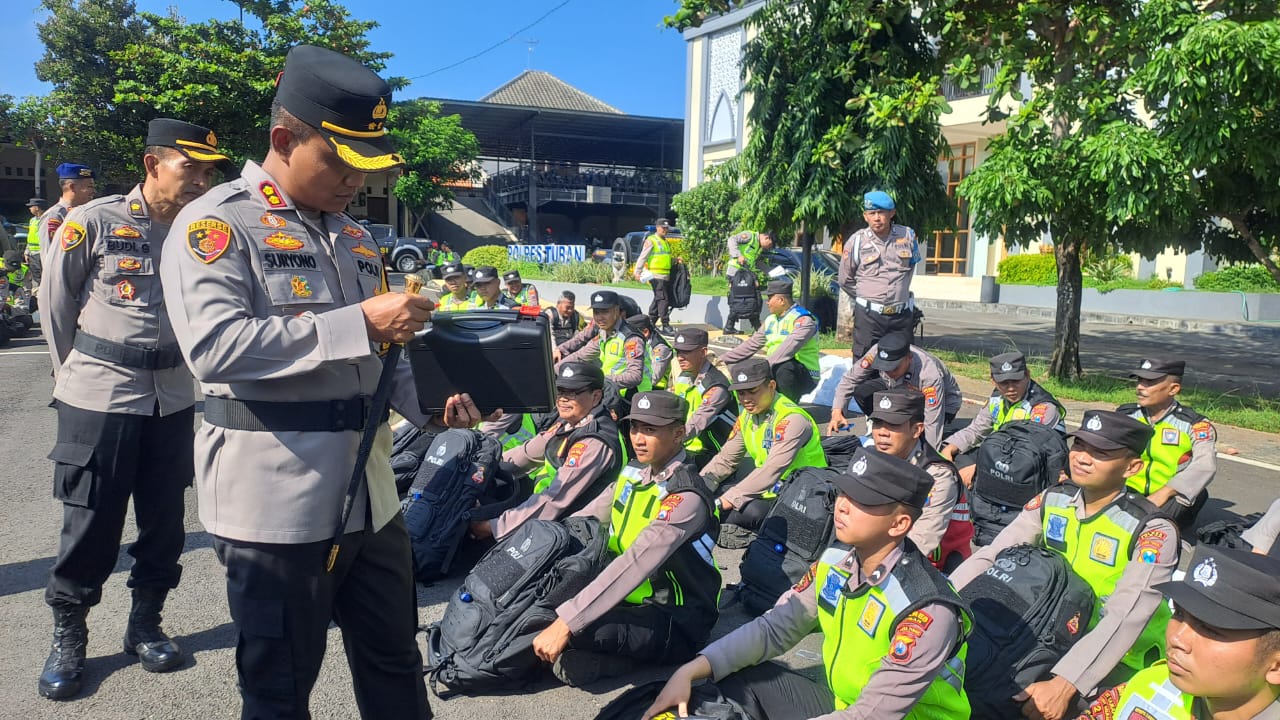 15 TPS di Tuban akan Dipantau Satu Polisi, Kapolres Larang Catat Hasil Suara