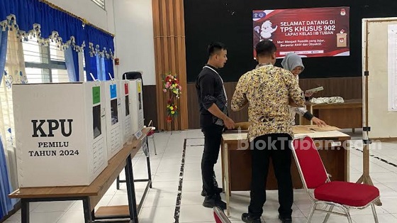 Masuk DPTb, Ratusan Warga Binaan Lapas Tuban Gunakan Hak Pilih di Pemilu 2024