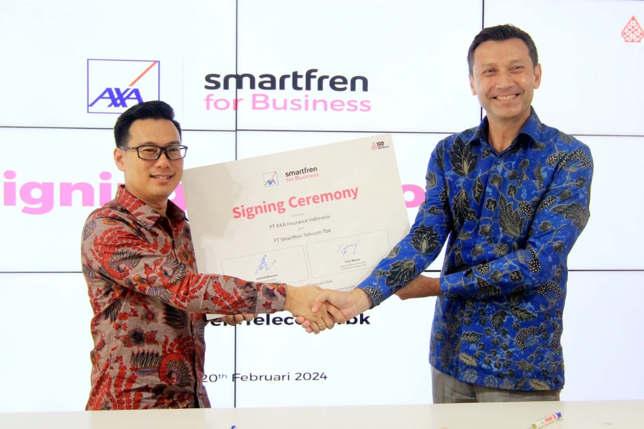 Smartfren for Business Kolaborasi dengan AXA Insurance Dukung Pertumbuhan UKM Indonesia