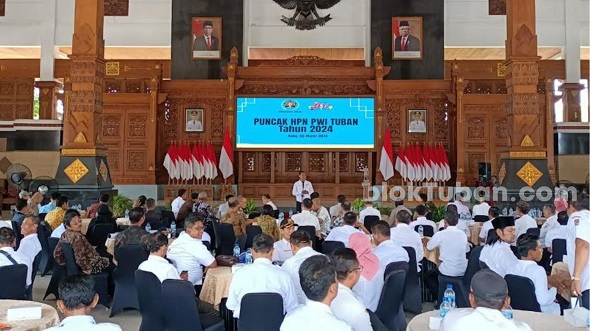 Puncak Hari Pers Nasional 2024, PWI Tuban Gelar Diskusi Bersama di Pendopo Kridho Manunggal