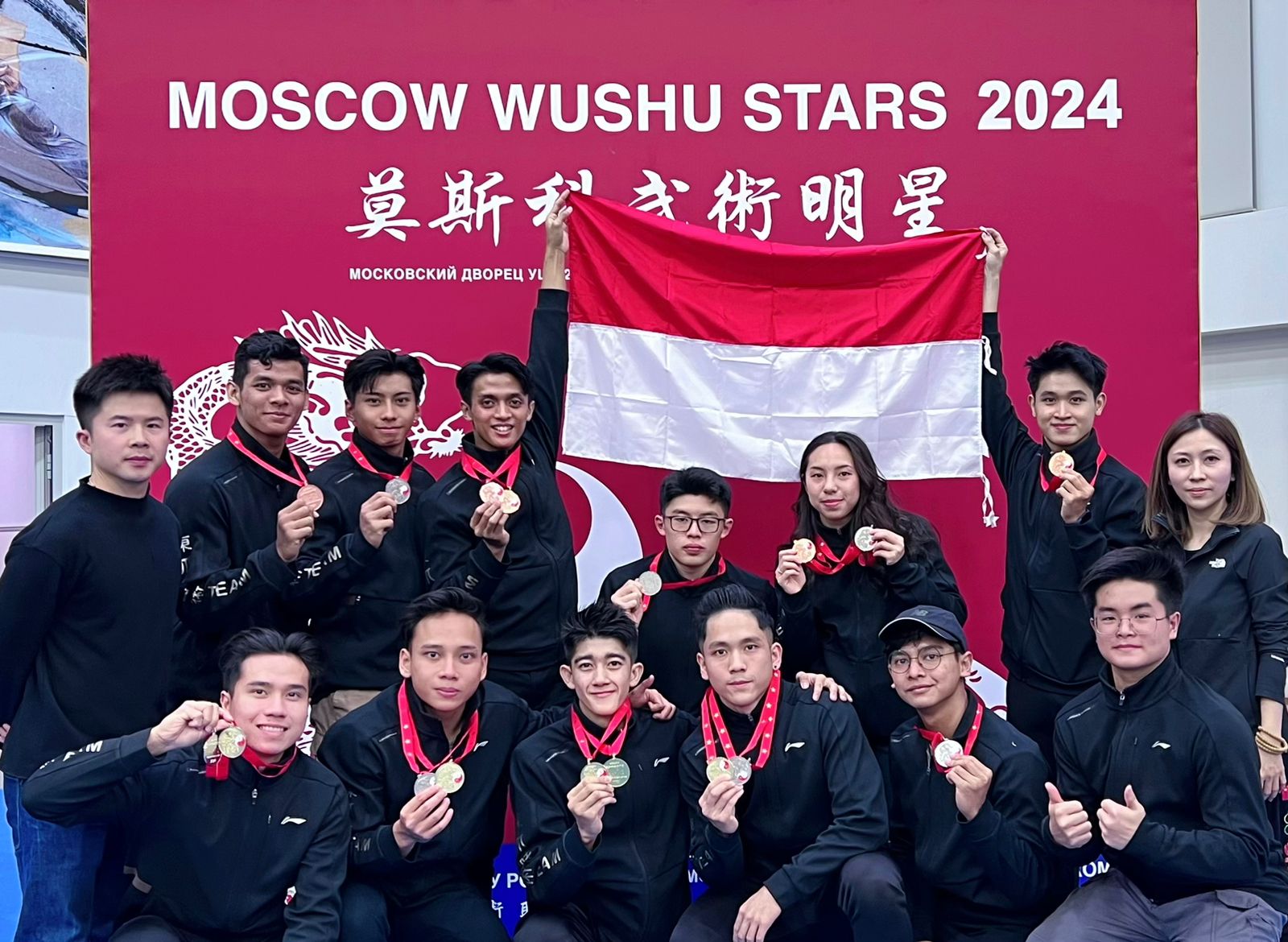 Wushu Jatim Raih Prestasi Gemilang di Rusia, Lima Emas Pulang ke Indonesia