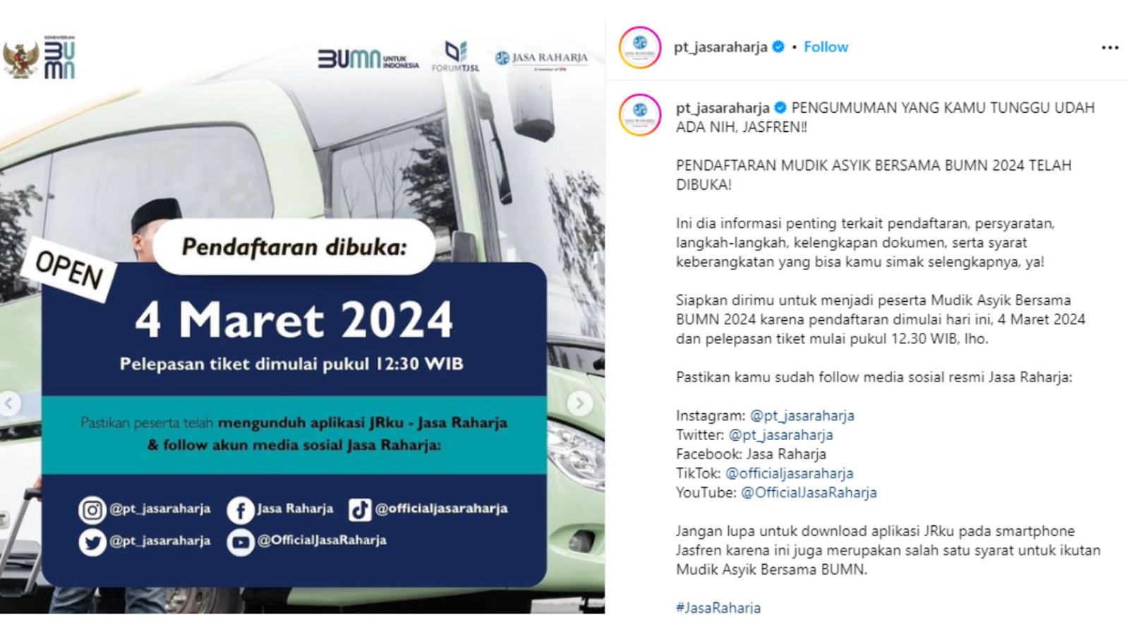 Mudik Lebaran 2024 Gratis Pakai Kereta Api dan Bus, Buruan Daftar!
