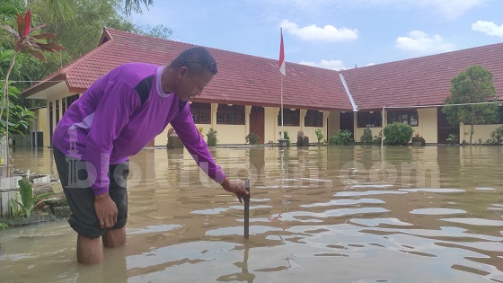 Bengawan Solo Meluap, Tercatat Ada 9 Sekolah Dasar di Tuban Terendam Banjir