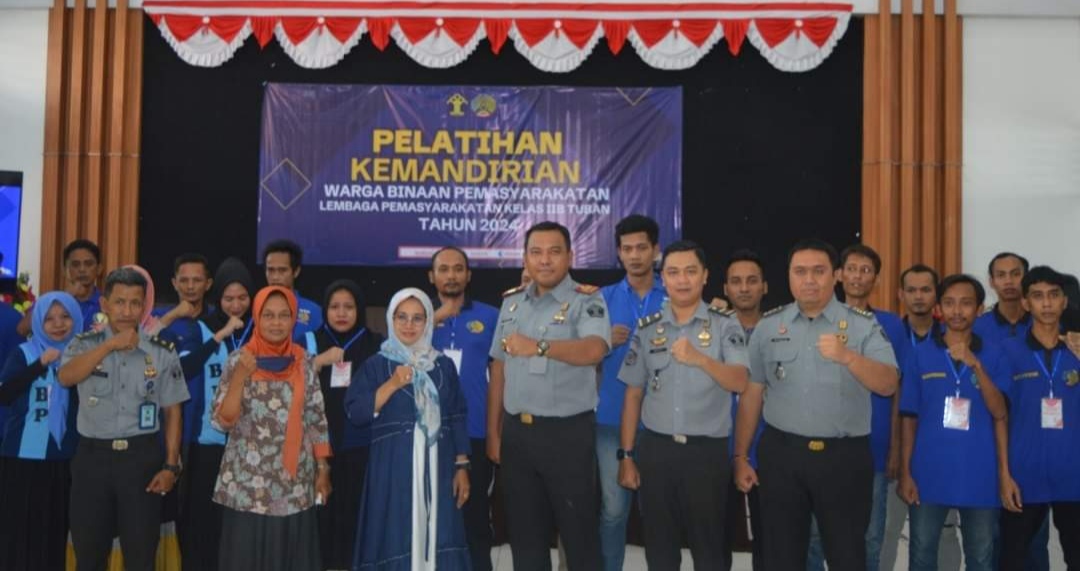 Napi di Lapas Kelas IIB Tuban Diajari Buat Sabun