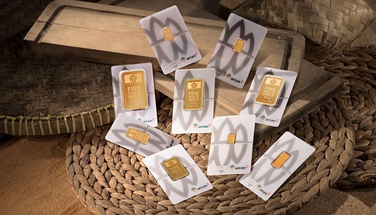 Harga Emas Antam Stagnan Selama 3 Hari di Level Rp1.102.000 Per Gram