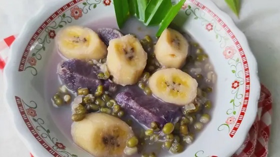 Resep Bubur Campur: Kacang Hijau, Ubi Ungu dan Pisang, Ide Takjil Hangat Berkuah
