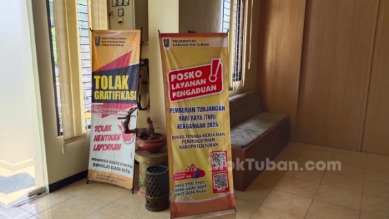 Disnakerin Tuban Buka Posko Layanan Pengaduan THR Bagi Tenaga Kerja