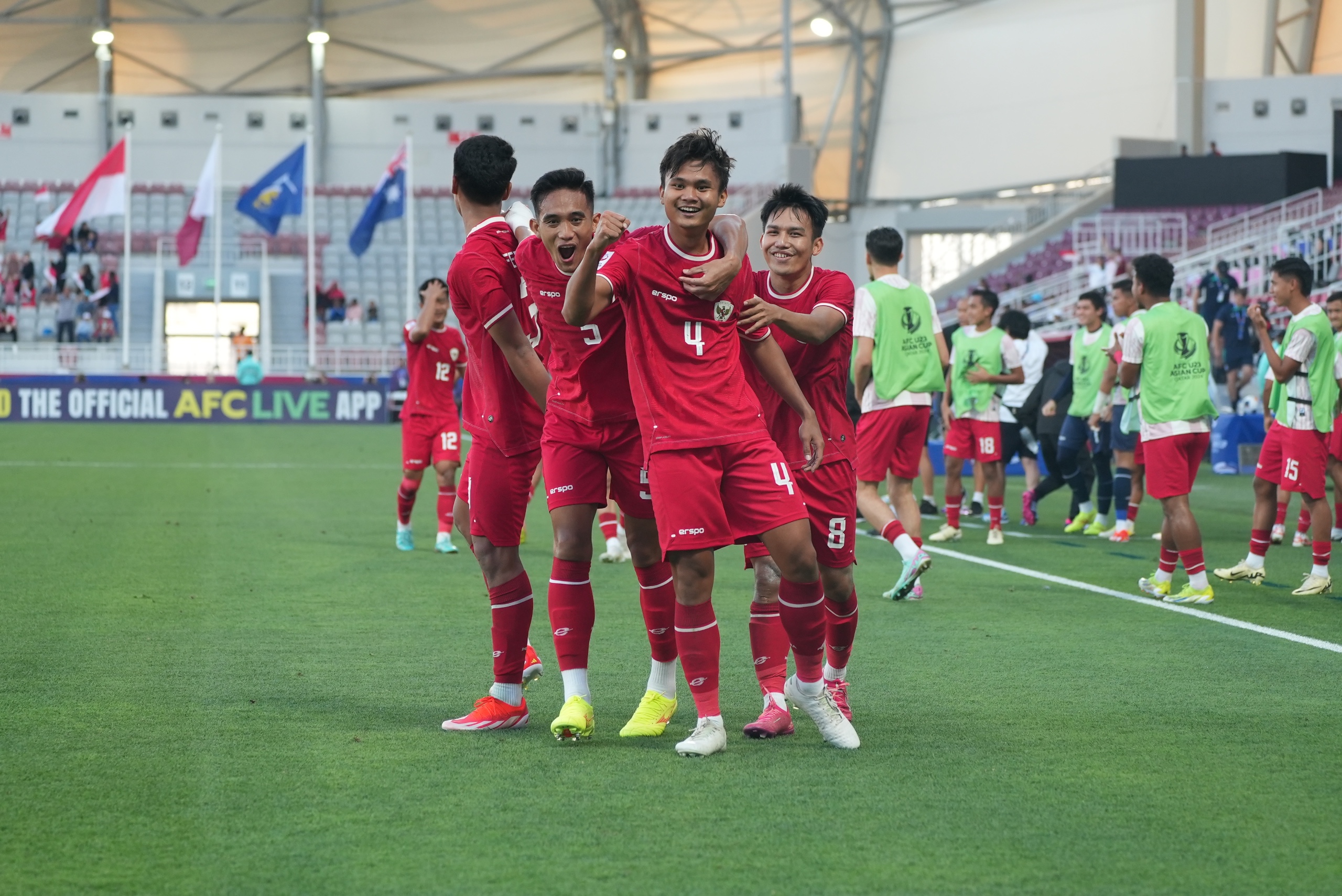 Indonesia Tempati Posisi Kedua Klasemen Sementara setelah Kalahkan Australia