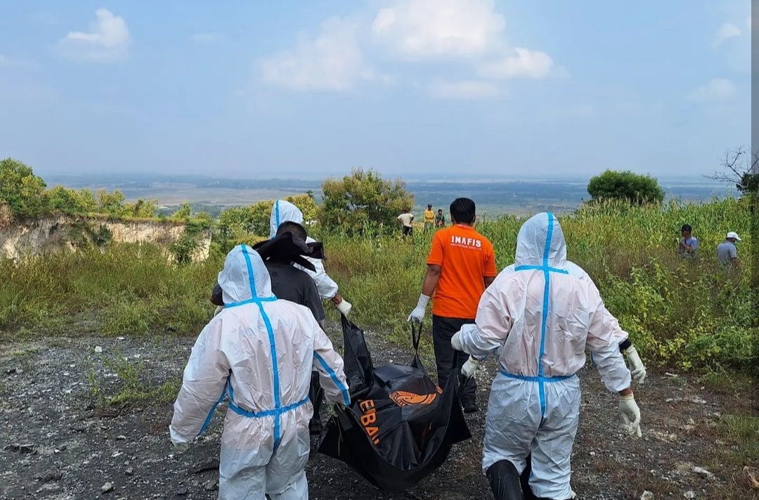 Pencari Rumput Temukan Mayat di Bekas Tambang Galian C Desa Dahor Tuban