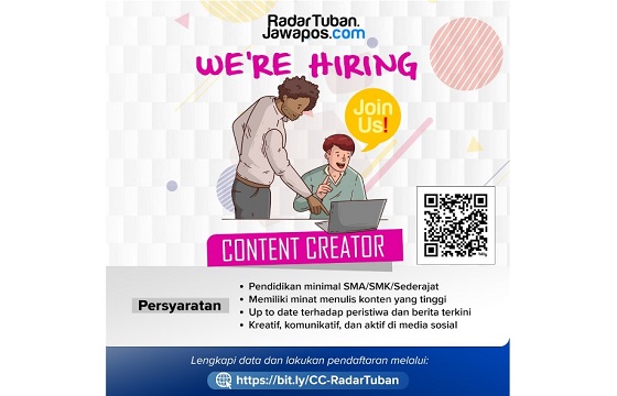 Lowongan Kerja Jadi Content Creator di Media Massa Online Tuban