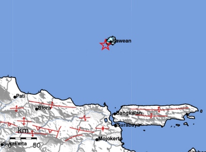 Update Gempa di Tuban Magnitudo 4.3, Pusat Gempa di Laut