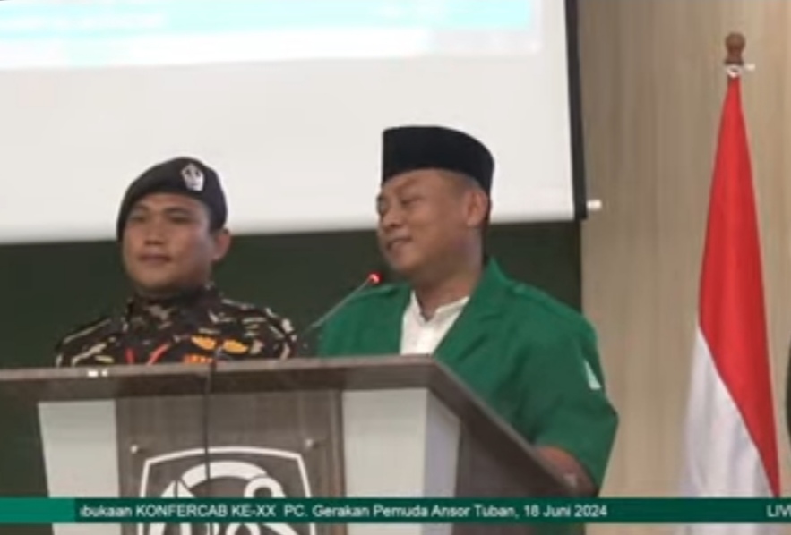 Hasan Bisri Resmi Buka Konfercab XX GP Ansor Tuban 2024-2028