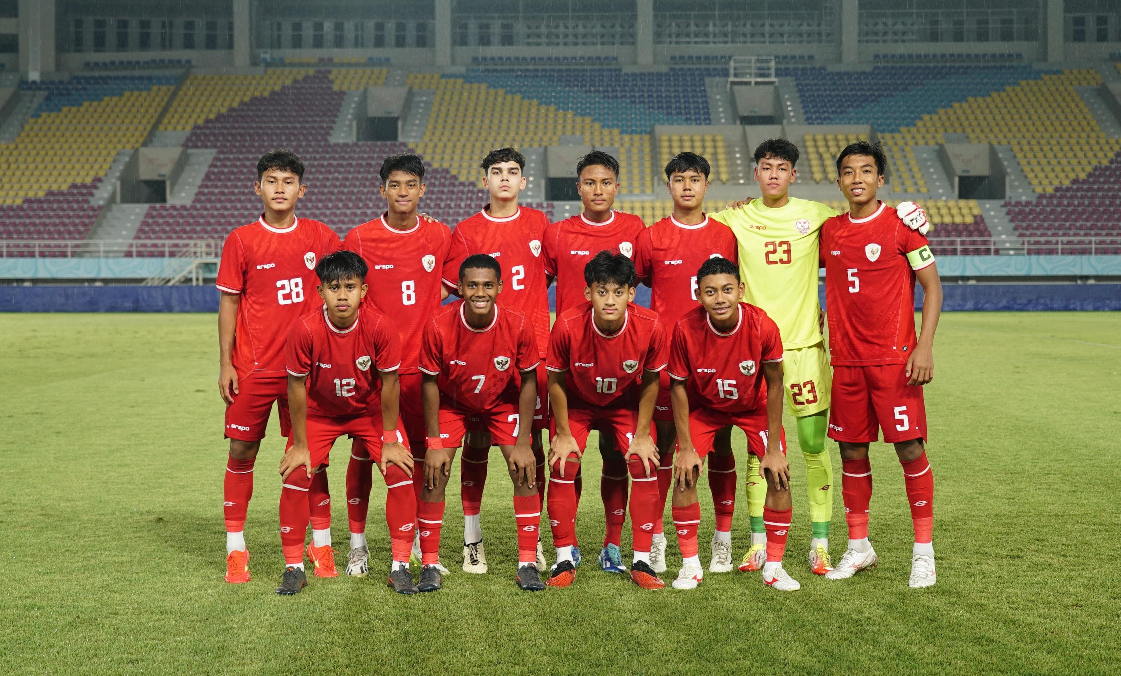 23 Nama Pemain Tim U-16 Indonesia di ASEAN Boys Championship 2024