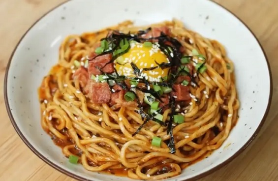 Resep Korean Spicy Carbonara Ramyeon Buldak Ala Chef Devina