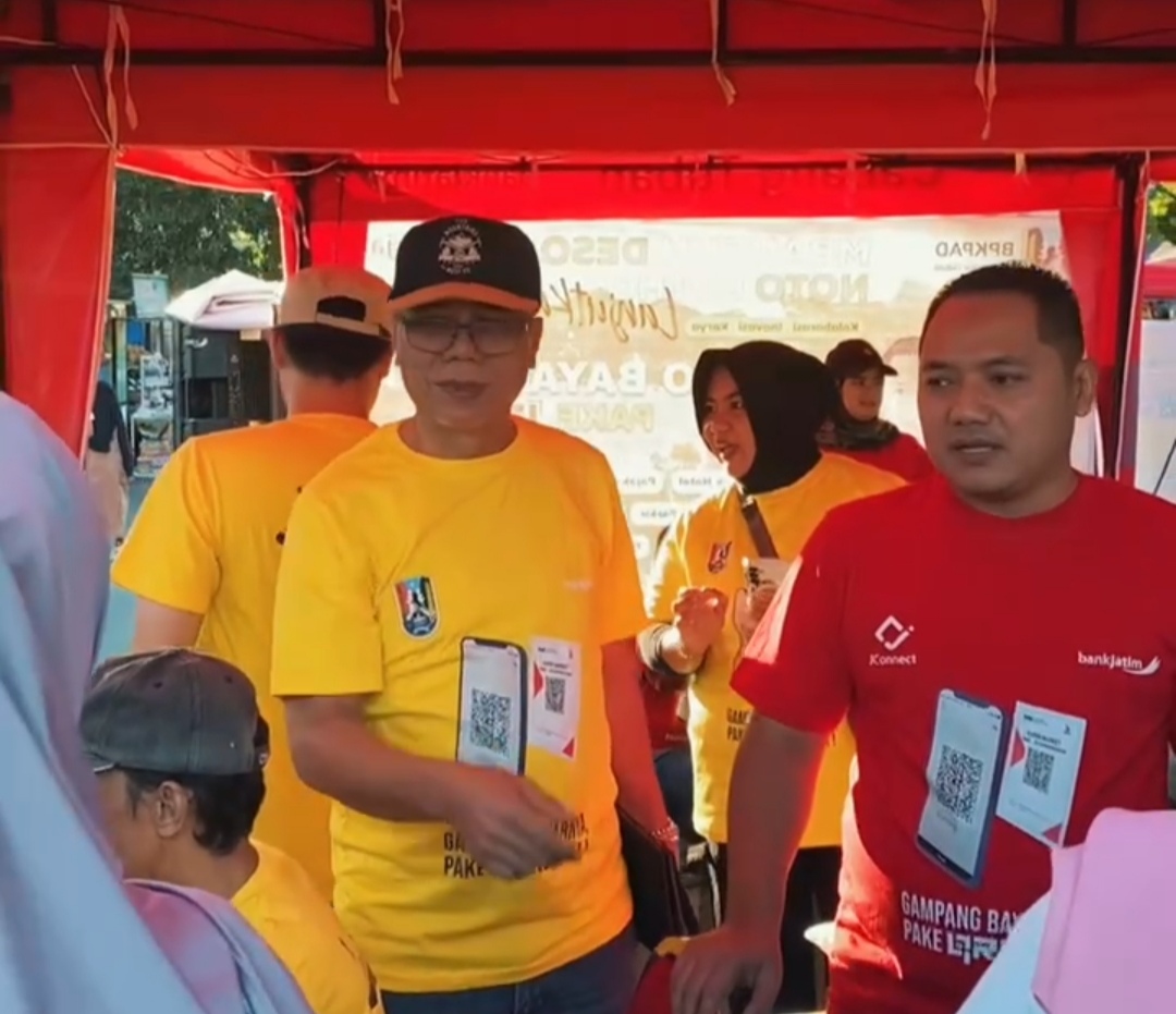 BPKPAD Tuban dan Bank Jatim Memudahkan Pembayaran Pajak di Car Free Day