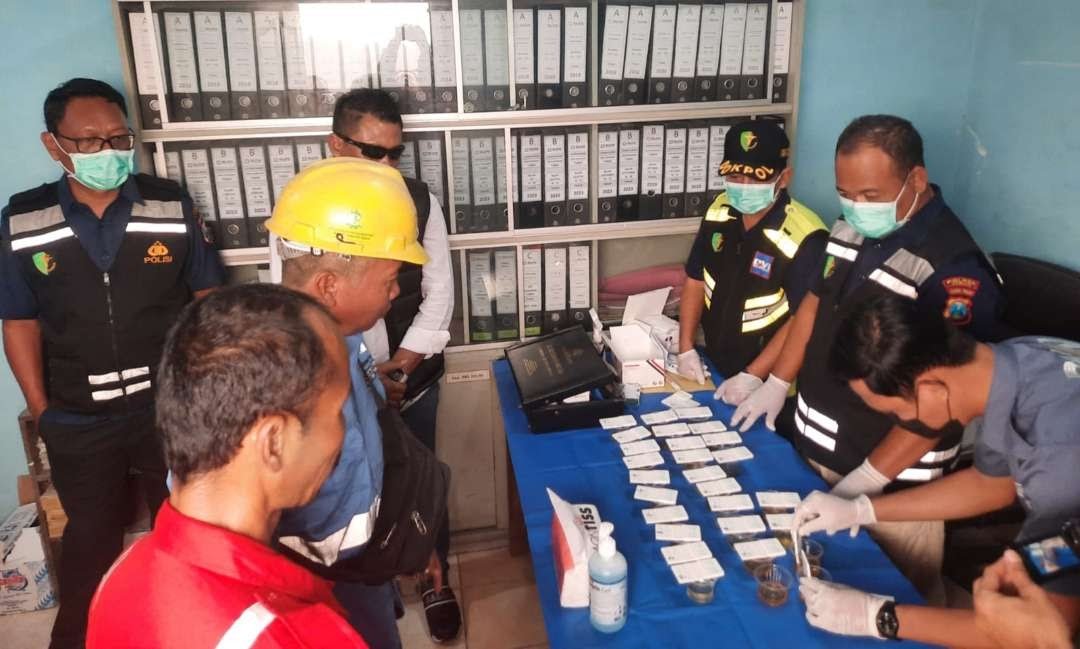 Sidak Satresnarkoba di PT Semen Indonesia Logistik Temukan Dua Driver Positif Narkoba