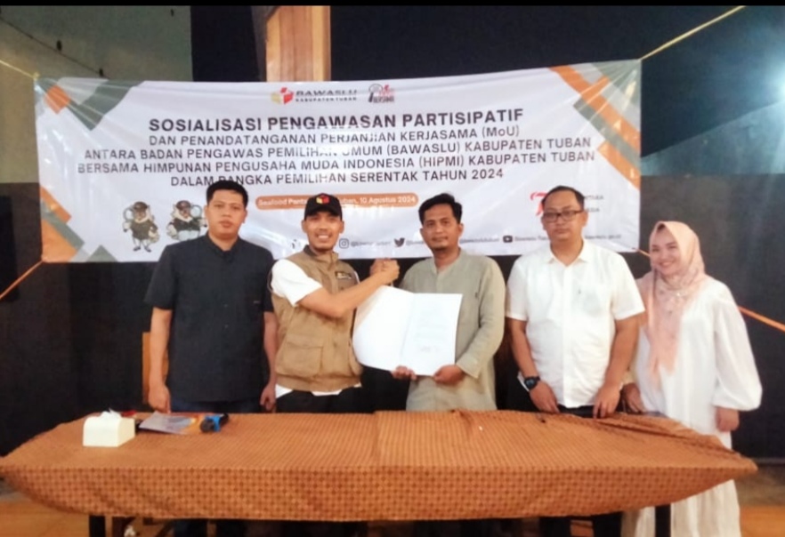 Kolaborasi Bawaslu dan HIPMI Tuban Dorong Pemilu Partisipatif untuk Pembangunan Ekonomi