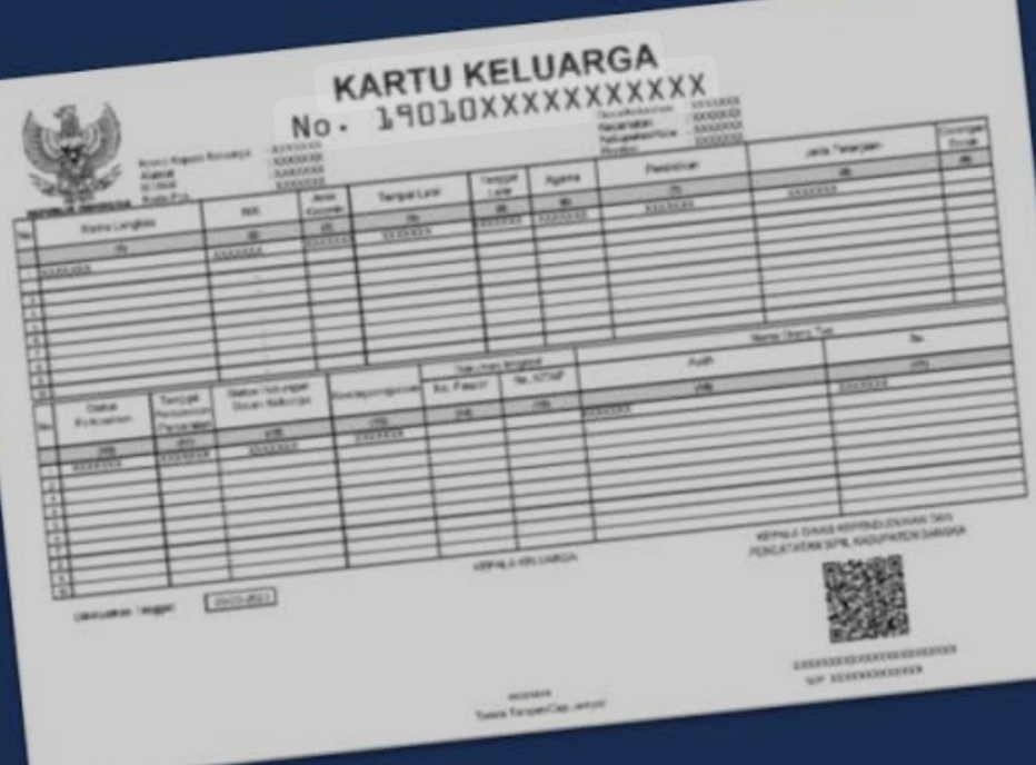 Cara Pencatatan Jenis Pekerjaan PPPK pada Kartu Keluarga