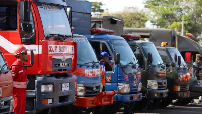 Pasca Kebocoran Tangki BBM, Dua Perusahaan Tuban Dilibatkan Simulasi Kegagalan Teknologi Industri