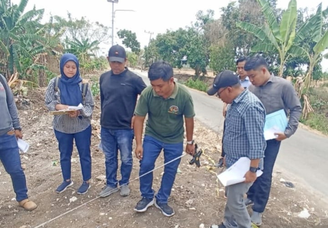 Penyidik Polres Tuban dan BPN Telusuri Kasus Pengerusakan Pagar Rumah di Desa Mlangi