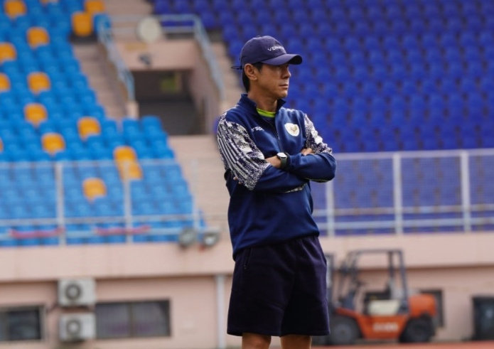 Shin Tae-yong Pimpin Latihan Perdana Timnas di Tiongkok untuk Kualifikasi Piala Dunia
