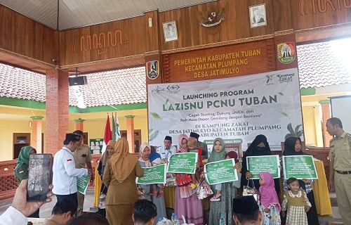 Lazisnu PCNU Tuban Luncurkan Program Kampung Zakat di Jatimulyo