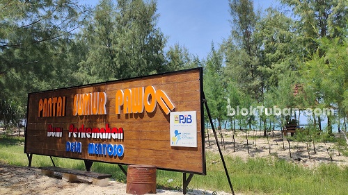 CSR yang Masuk Wisata Pantai Sumur Pawon Tuban Bentuk Infrastruktur, Bukan Uang Tunai