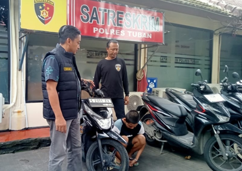 Modus Pura-Pura Ngekos, Pemuda Banyuwangi Gasak Motor di Tuban