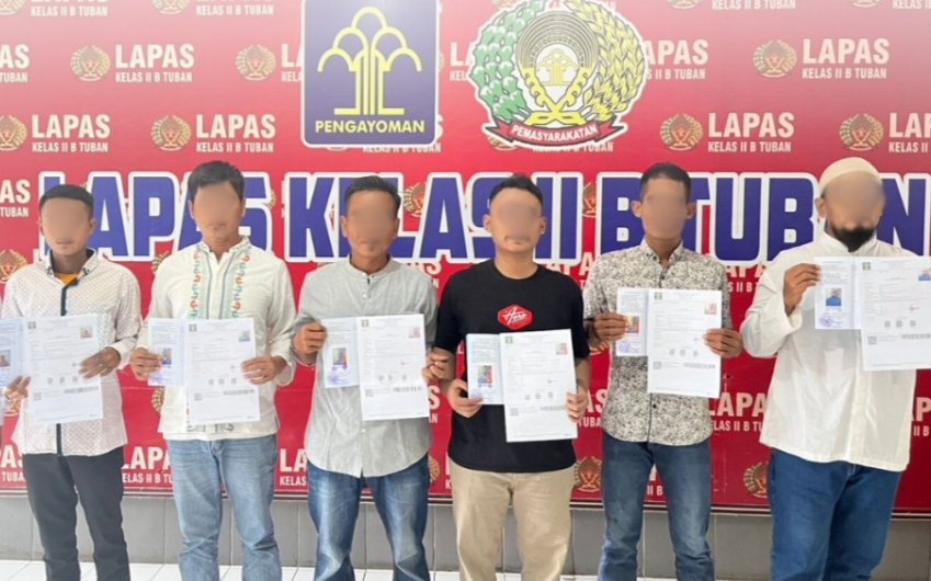 Enam Napi Lapas Tuban Bebas Bersyarat