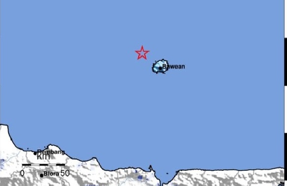 Gempa M4,6 Guncang Timur Laut Tuban, Terasa Hingga Bawean