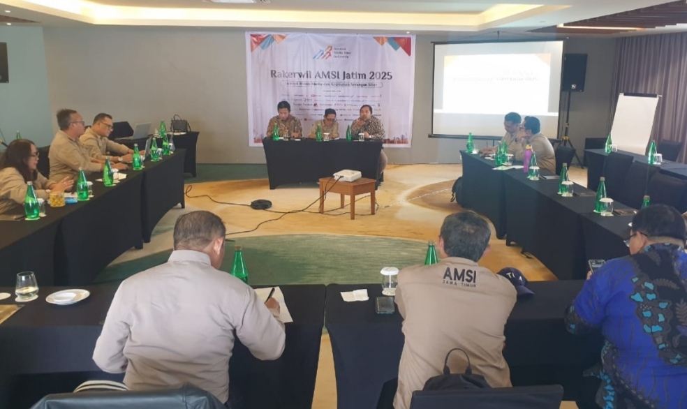 Rakerwil AMSI Jatim 2025, Inovasi Bisnis Media dan Keamanan Serangan Siber