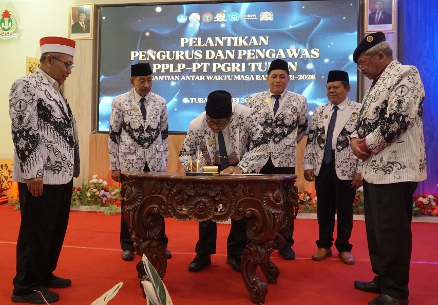 PPLP-PT PGRI Tuban Resmi Berganti Nahkoda, Sudjarwoto Siap Lanjutkan Estafet Kepemimpinan