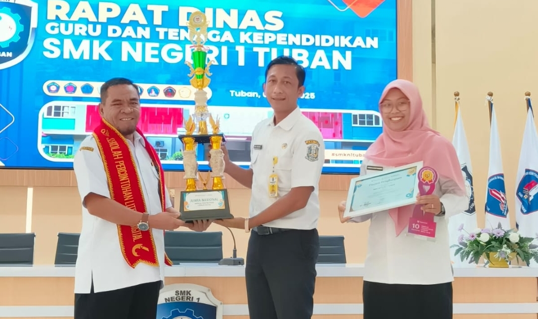 SMKN 1 Tuban Juara Nasional Literasi Digital, Gandeng Teknologi hingga Terbitkan Puluhan Buku