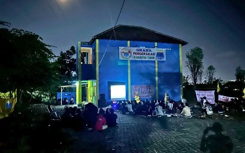 Nobar Film Pesta Babi, PMII Tuban Soroti Krisis...