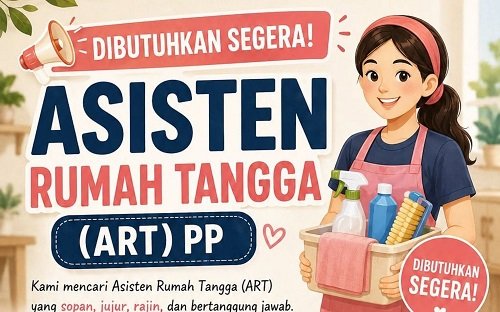 Butuh ART, Warga Tuban Buka Lowongan Asisten Rumah...