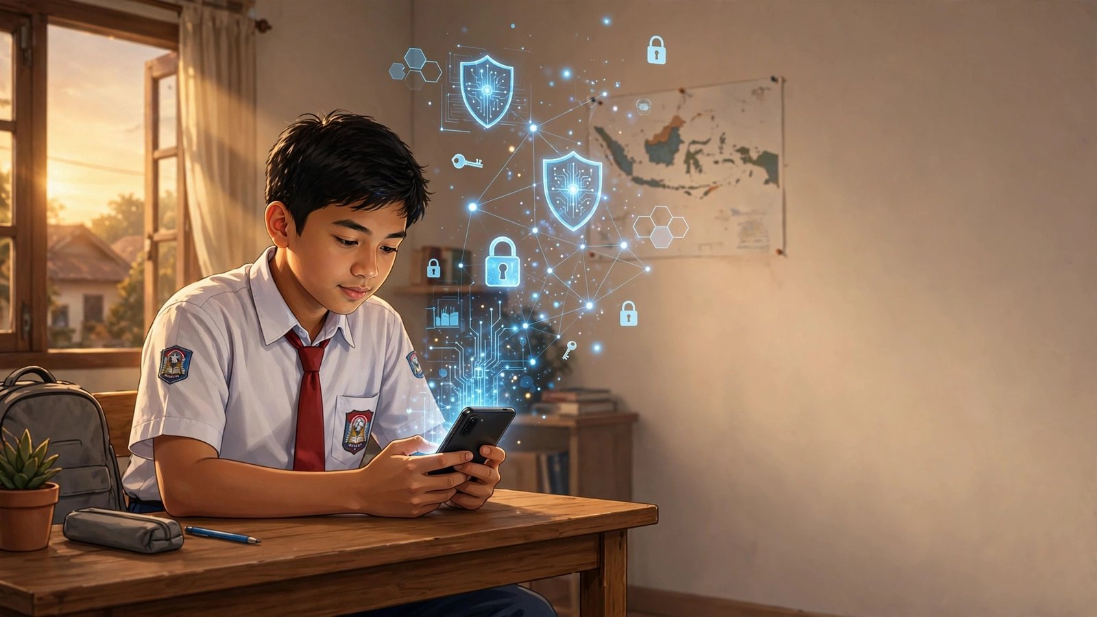 Bermodal HP Android, Pelajar SMPN 2 Tuban Tembus...