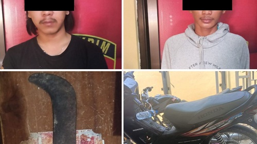Cek Cok di Warung Arak Tuban Berlanjut Duel Pakai Sajam, Dua Pelaku Diringkus Polisi